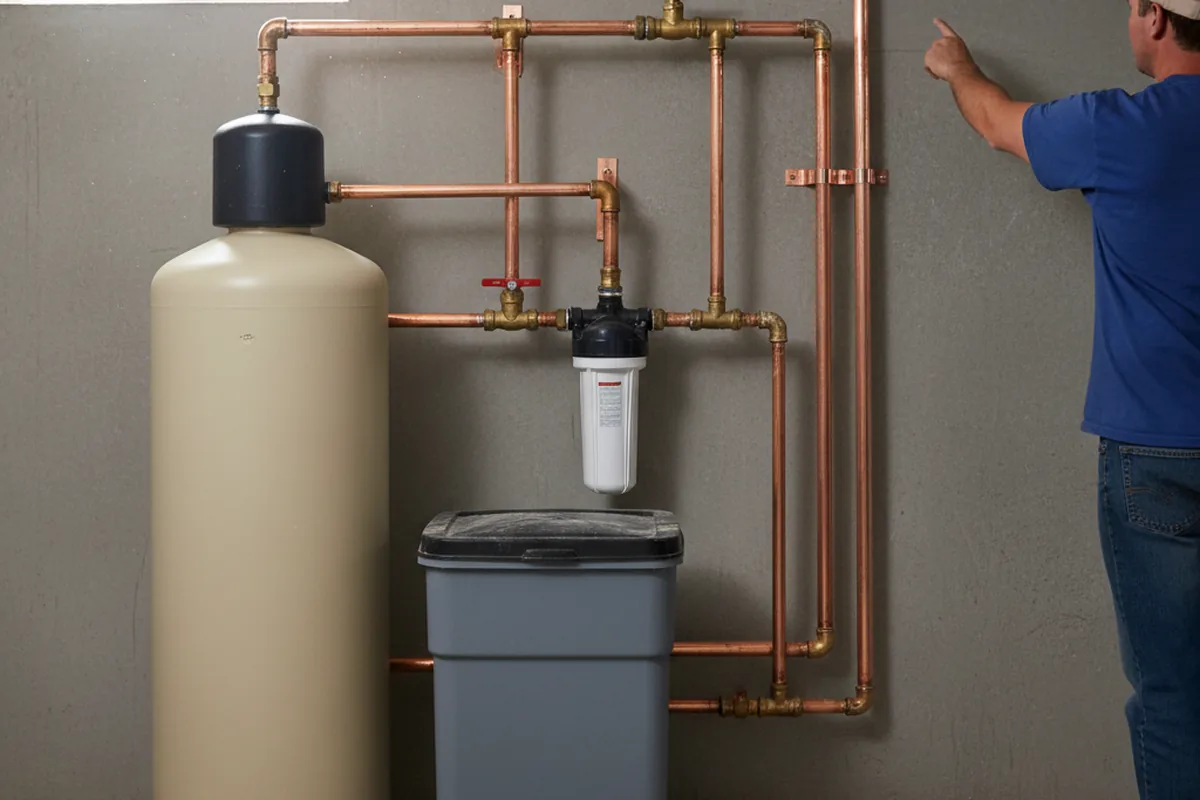 Whole-house water treatment system installed in Pantego